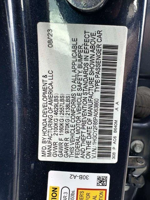 Used 2023 Canyon River Blue Metallic Honda Touring image 37