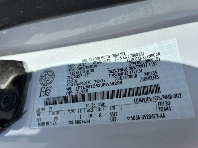 Used 2018 White Ford  image 16