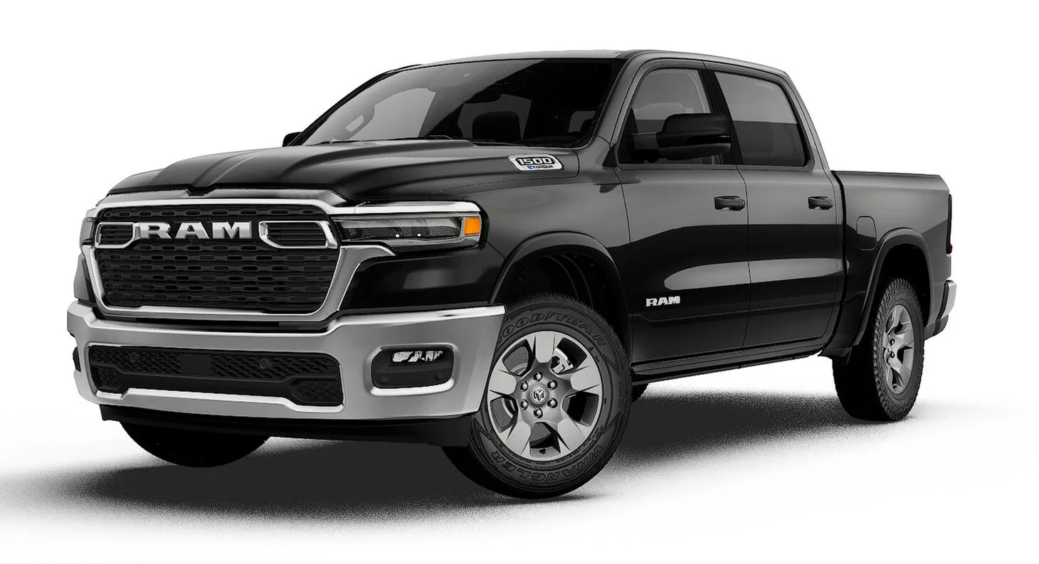New 2027 Diamond Black Crystal Pearl-Coat Exterior Paint RAM Big Horn/Lone Star image 27