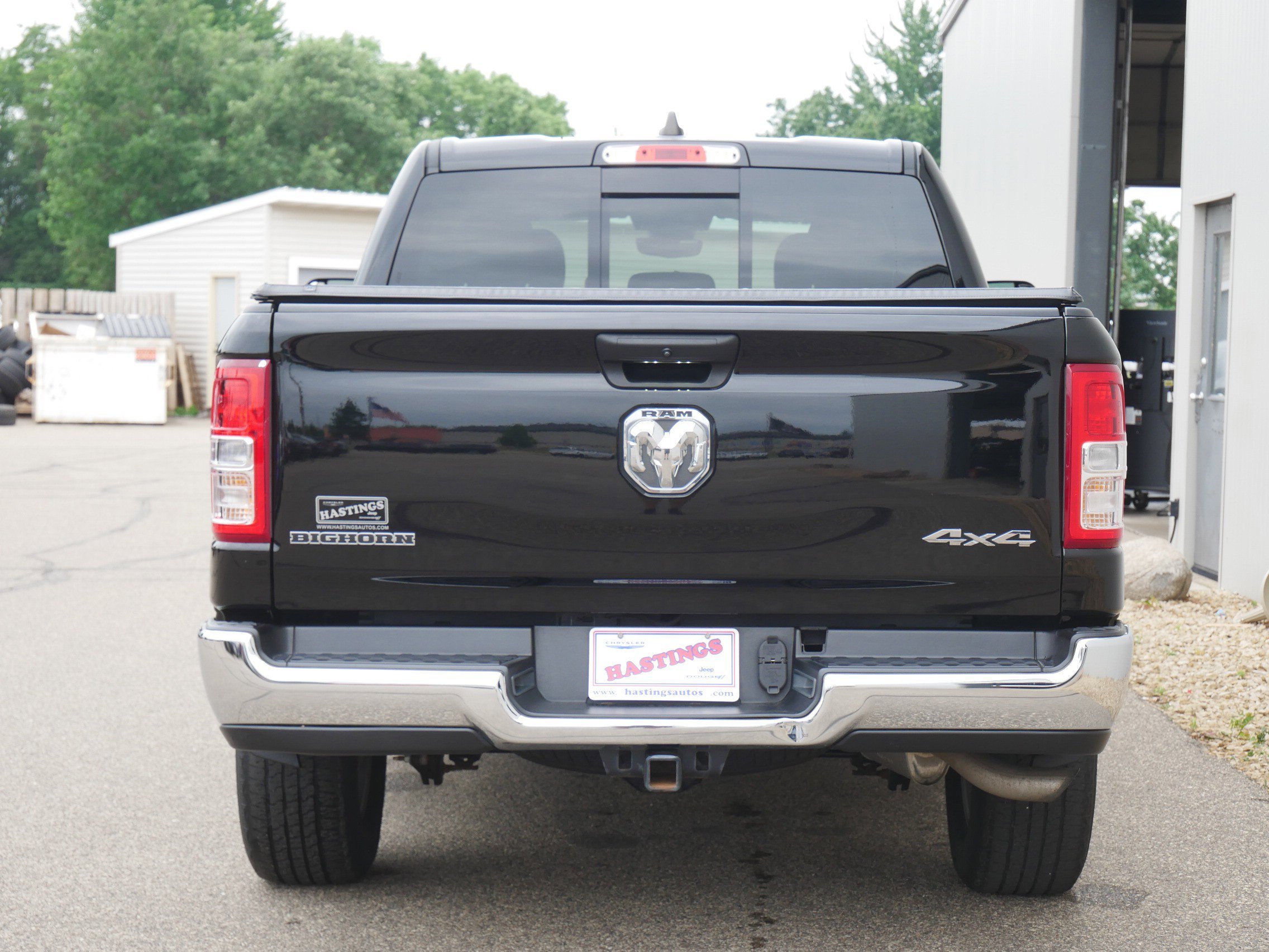 Used 2024 Diamond Black Crystal Pearlcoat Ram Big Horn image 4