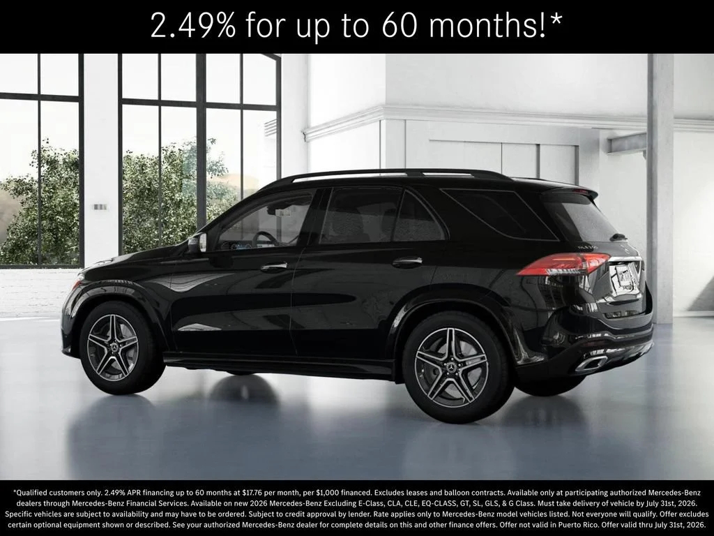 New 2026 Obsidian Black Metallic Mercedes-Benz GLE 350 image 73