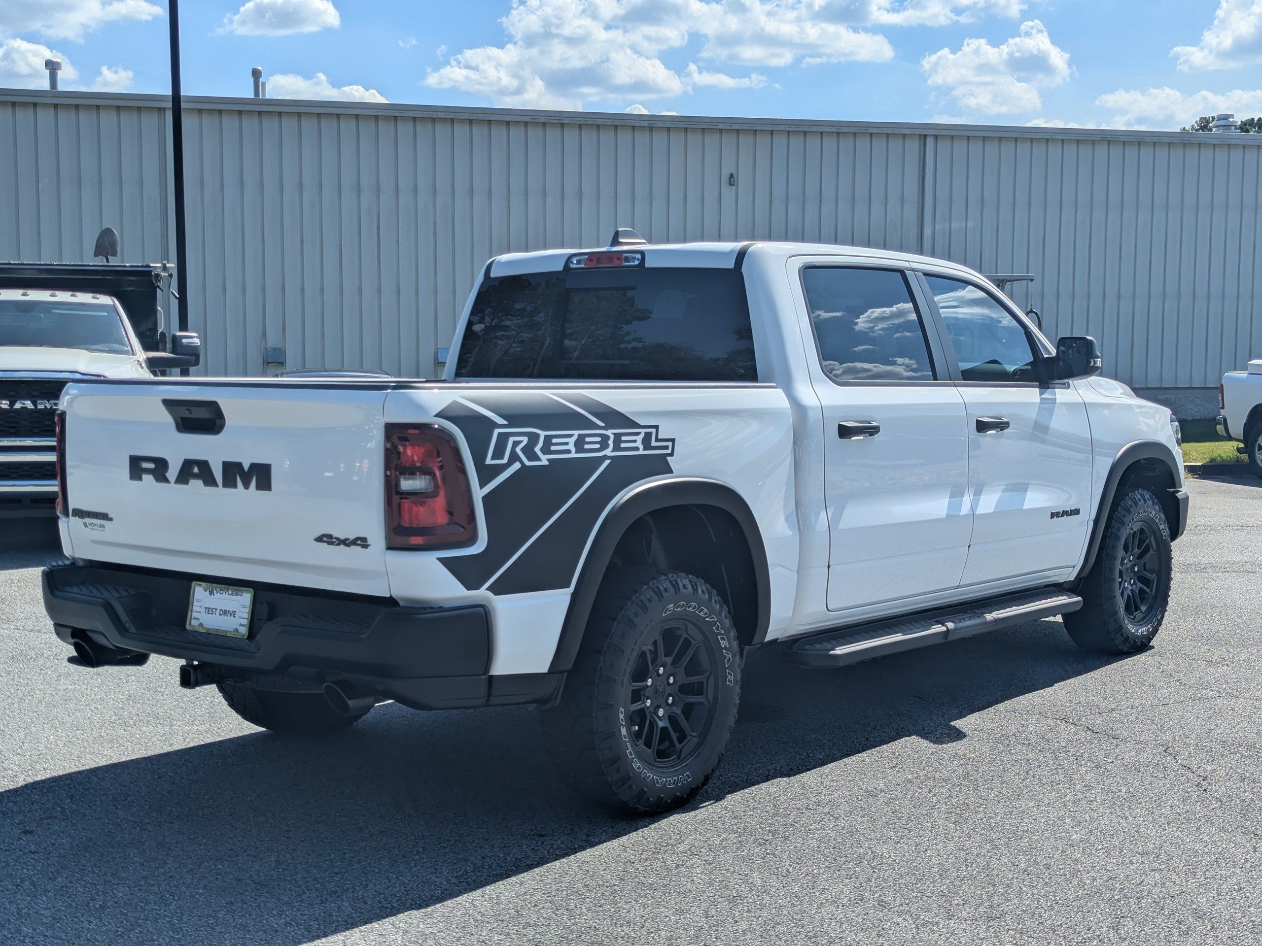 Used 2025 Bright White Clearcoat Ram Rebel image 8