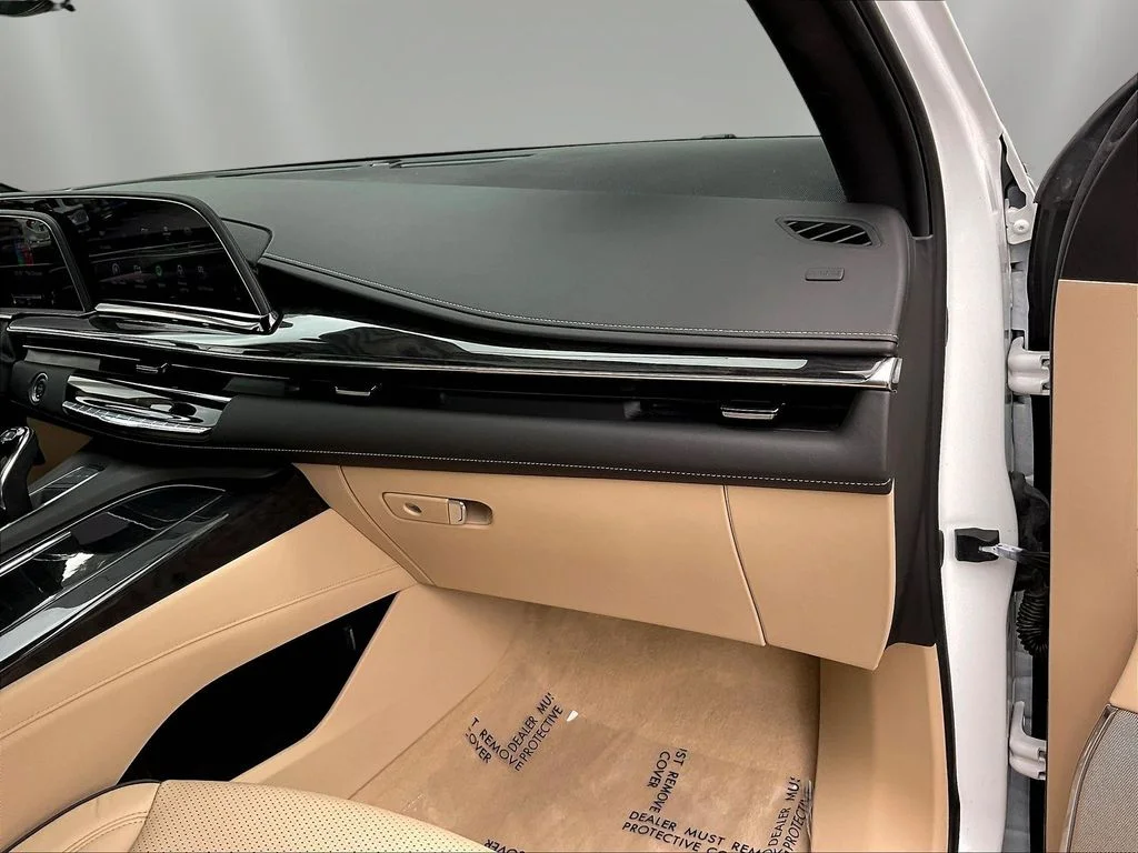 Used 2024 Crystal White Tricoat Cadillac Premium Luxury image 26