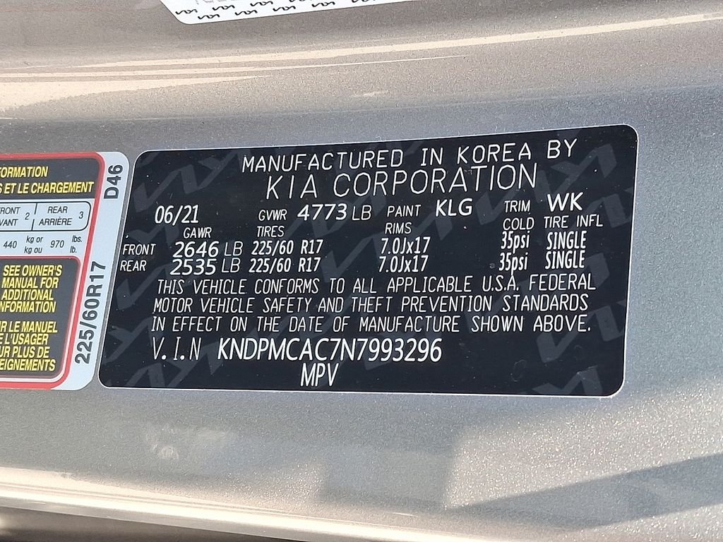 Used 2022 Gray Kia LX image 28