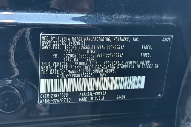 Certified Used 2025 Black Toyota LE image 34