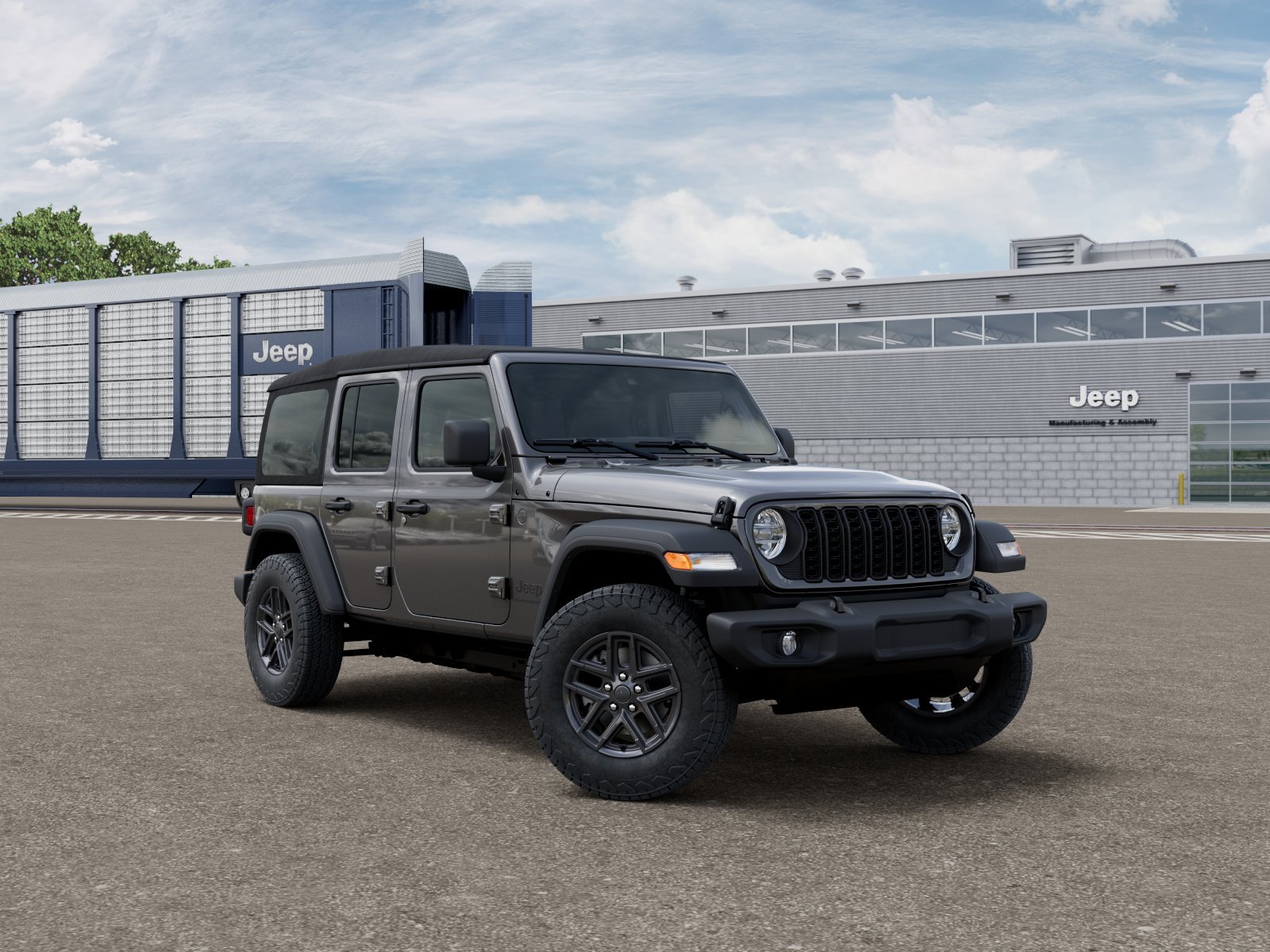 New 2027 Granite Crystal Metallic Clear-Coat Paint Jeep Sport S image 3