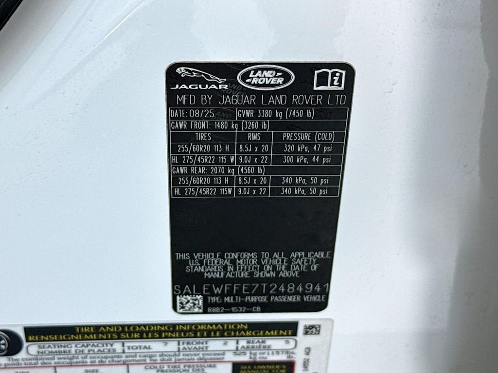 New 2026 Fuji White Land Rover V8 image 33