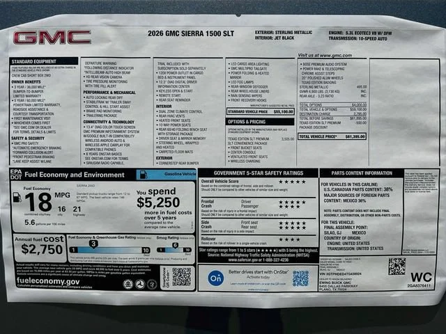 2026 GMC Sierra 1500 SLT - Photo 21