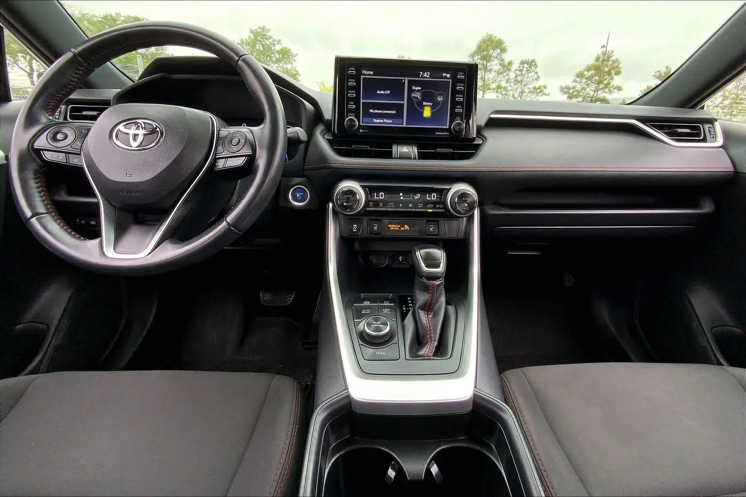 Used 2021 Super White Toyota SE image 15