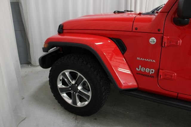 Used 2020 Red Jeep Unlimited Sahara image 34