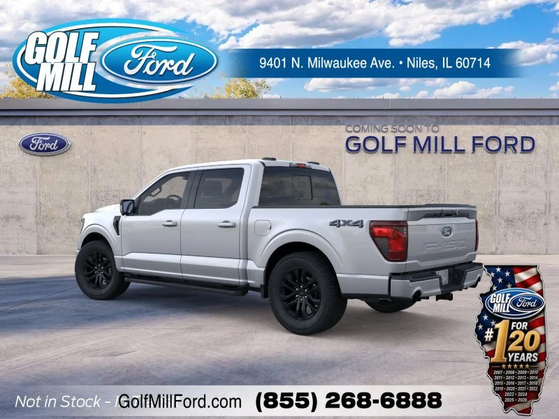 New 2026 Iconic Silver Metallic Ford XLT image 3