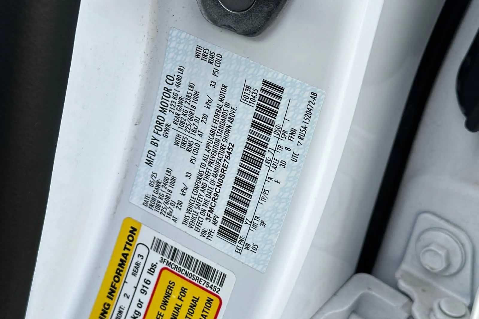 Certified Used 2025 Oxford White Clearcoat Ford Outer Banks image 28