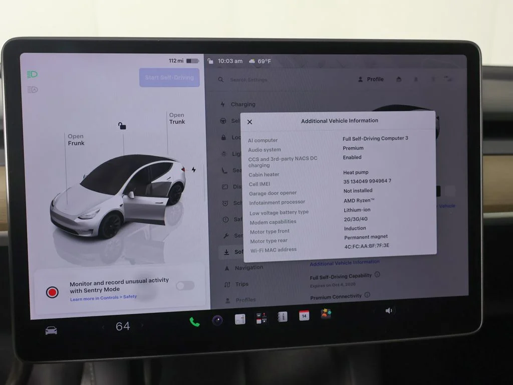 Used 2023 White Tesla Long Range image 3