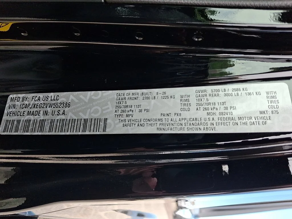 New 2027 Black Clearcoat Jeep Sahara image 20