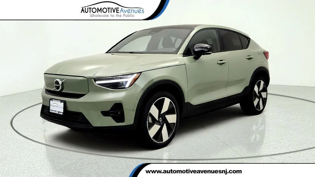 Used 2023 Sage Green Metallic Volvo Twin eAWD Ultimate with Pixel LED Headlights image 1