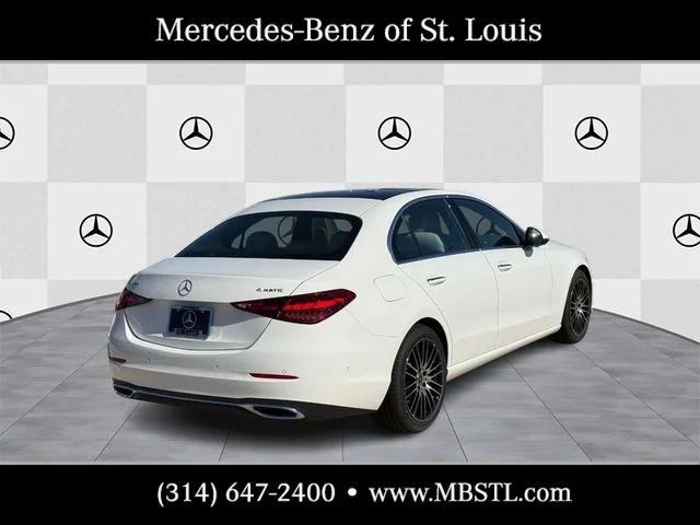 New 2026 Polar White Mercedes-Benz C 300 image 3