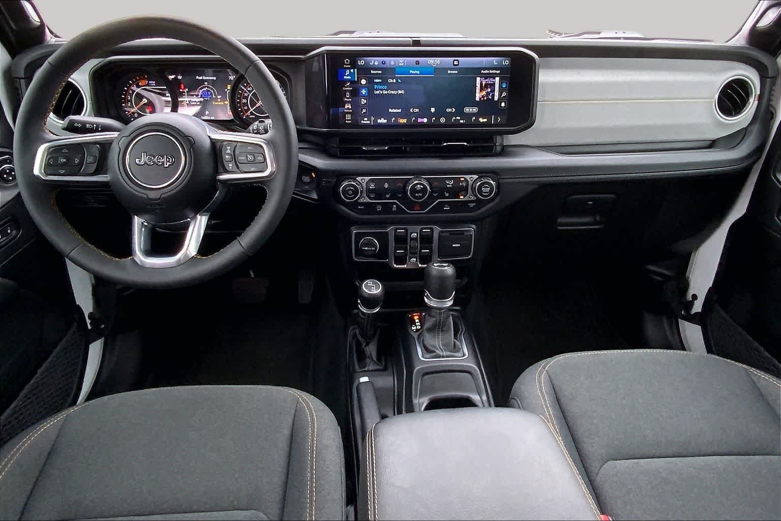 Used 2024 Bright White Clearcoat Jeep Sahara image 16
