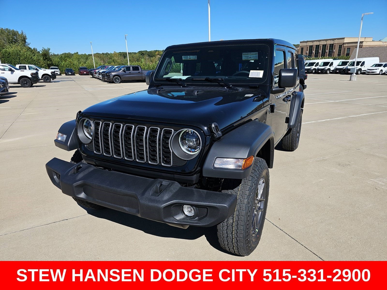 New 2027 Black Clearcoat Jeep Sport S image 1