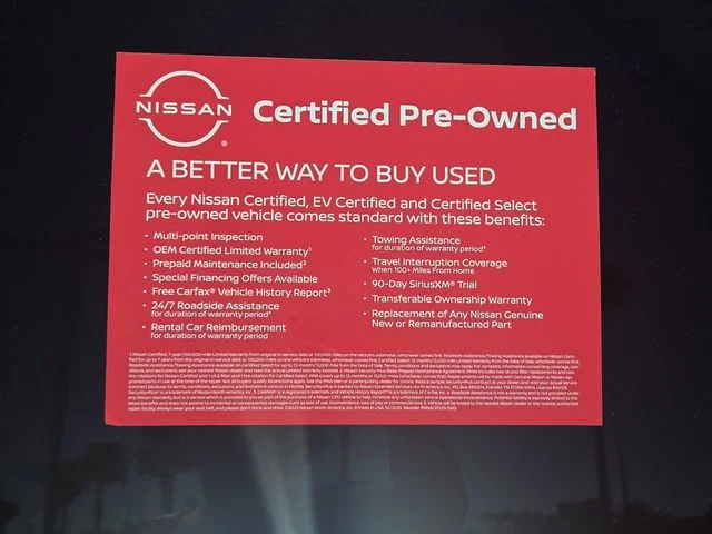 Certified Used 2026 Scarlet Nissan SV image 4