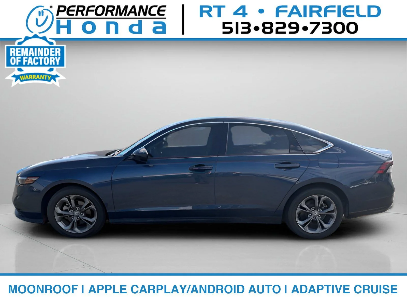 Used 2024 Canyon River Blue Metallic Honda EX image 1