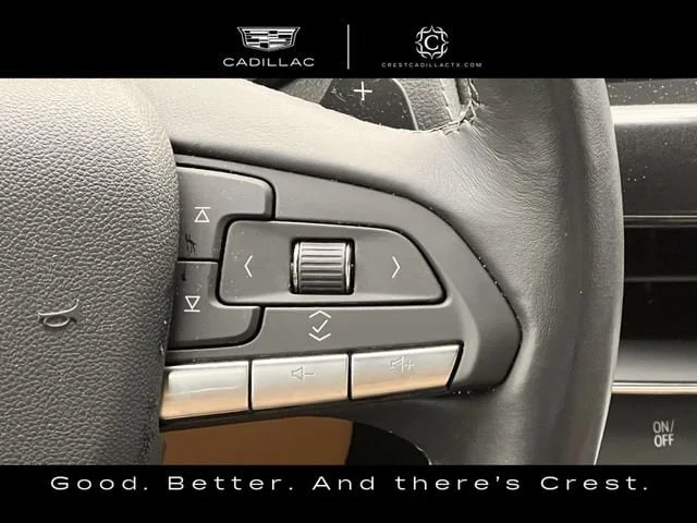 Used 2023 Crystal White Tricoat CADILLAC Premium Luxury image 12