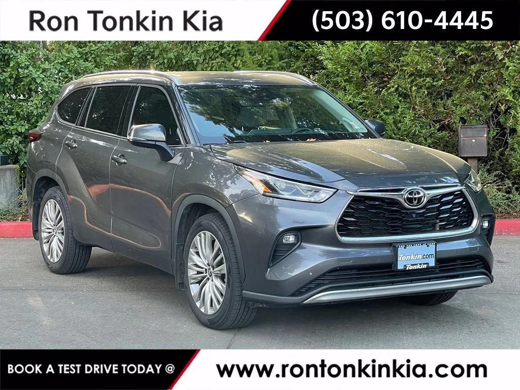 Used 2022 Magnetic Gray Metallic Toyota Platinum image 1