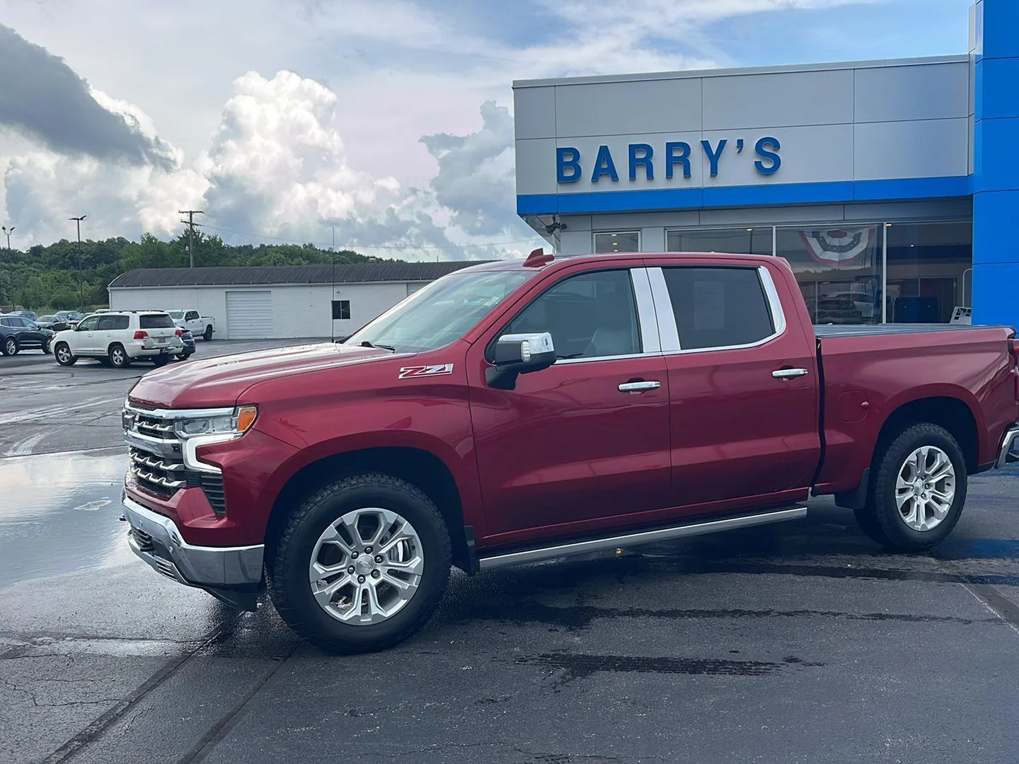 Used 2022 Cherry Red Tintcoat Chevrolet LTZ image 2