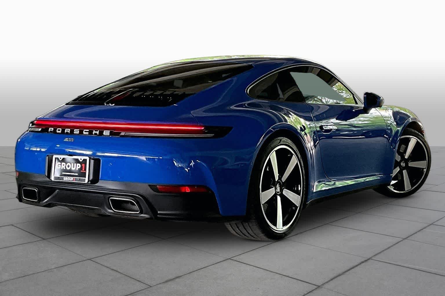 Used 2025 Lugano Blue Porsche Carrera image 12