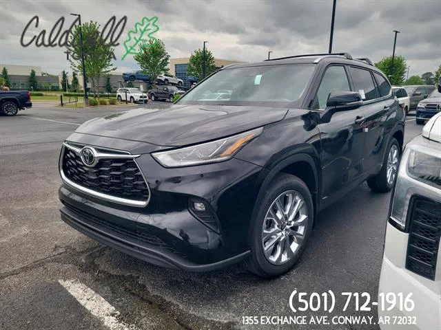 Midnight Black Metallic 2026 Toyota Highlander Hybrid Limited AWD SUV / Crossover All-Wheel Drive