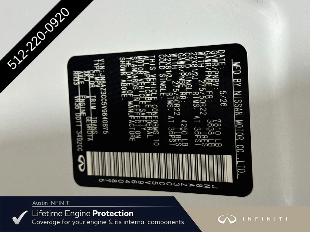 New 2027 White INFINITI AUTOGRAPH image 45
