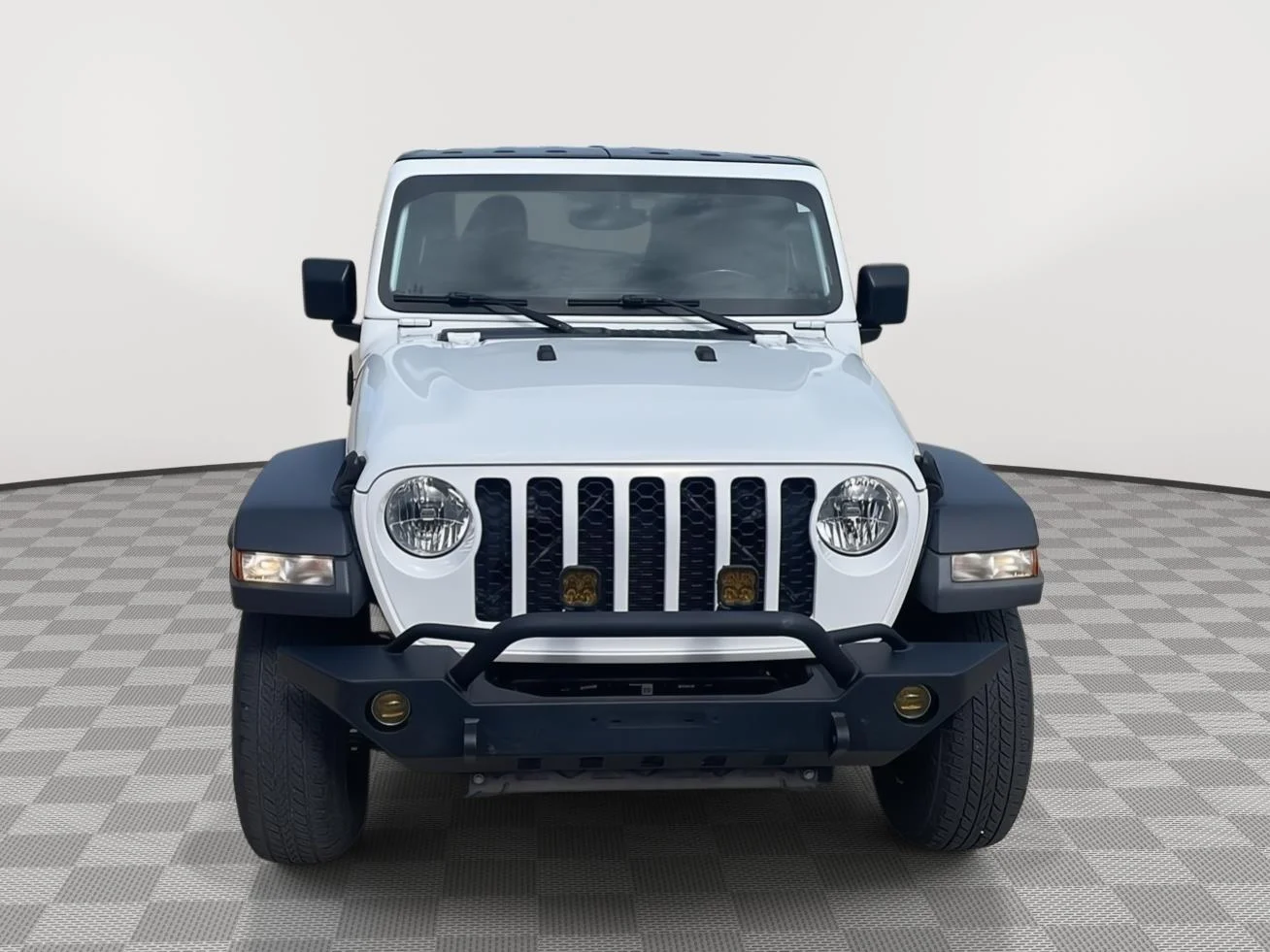 Used 2021 Bright White Clearcoat Jeep Sport S image 8