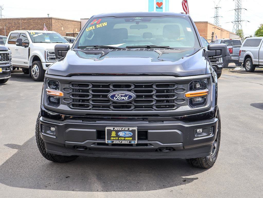 Used 2024 Agate Black Metallic Ford STX image 5
