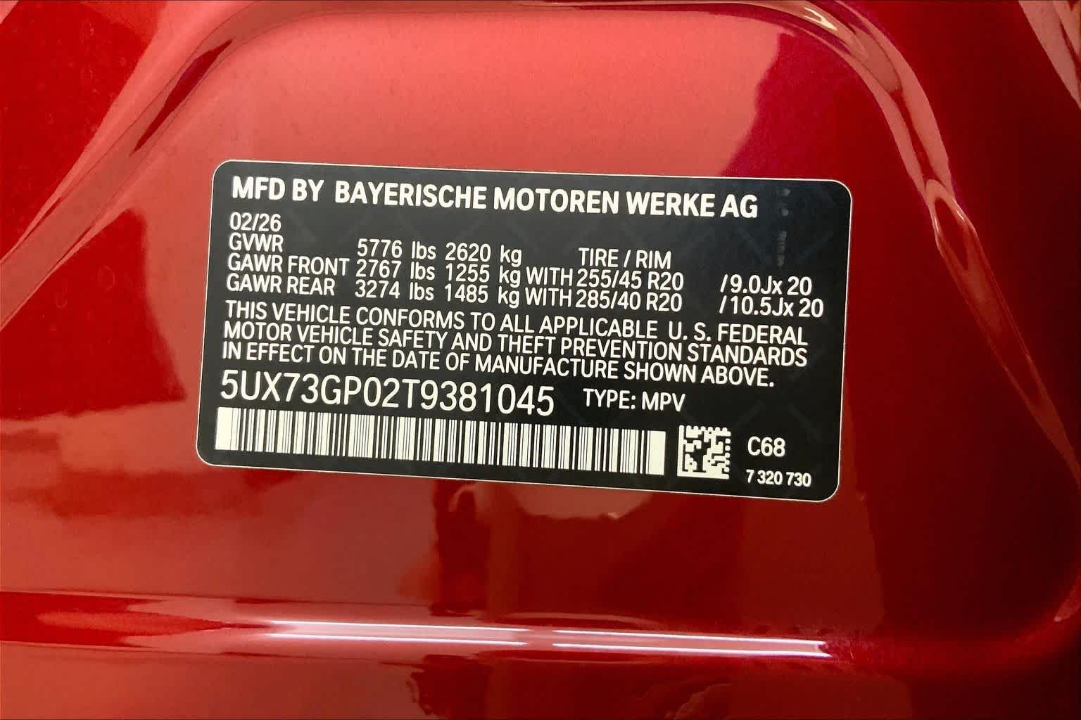 Certified Used 2026 Vegas Red Metallic BMW M50 xDrive image 36