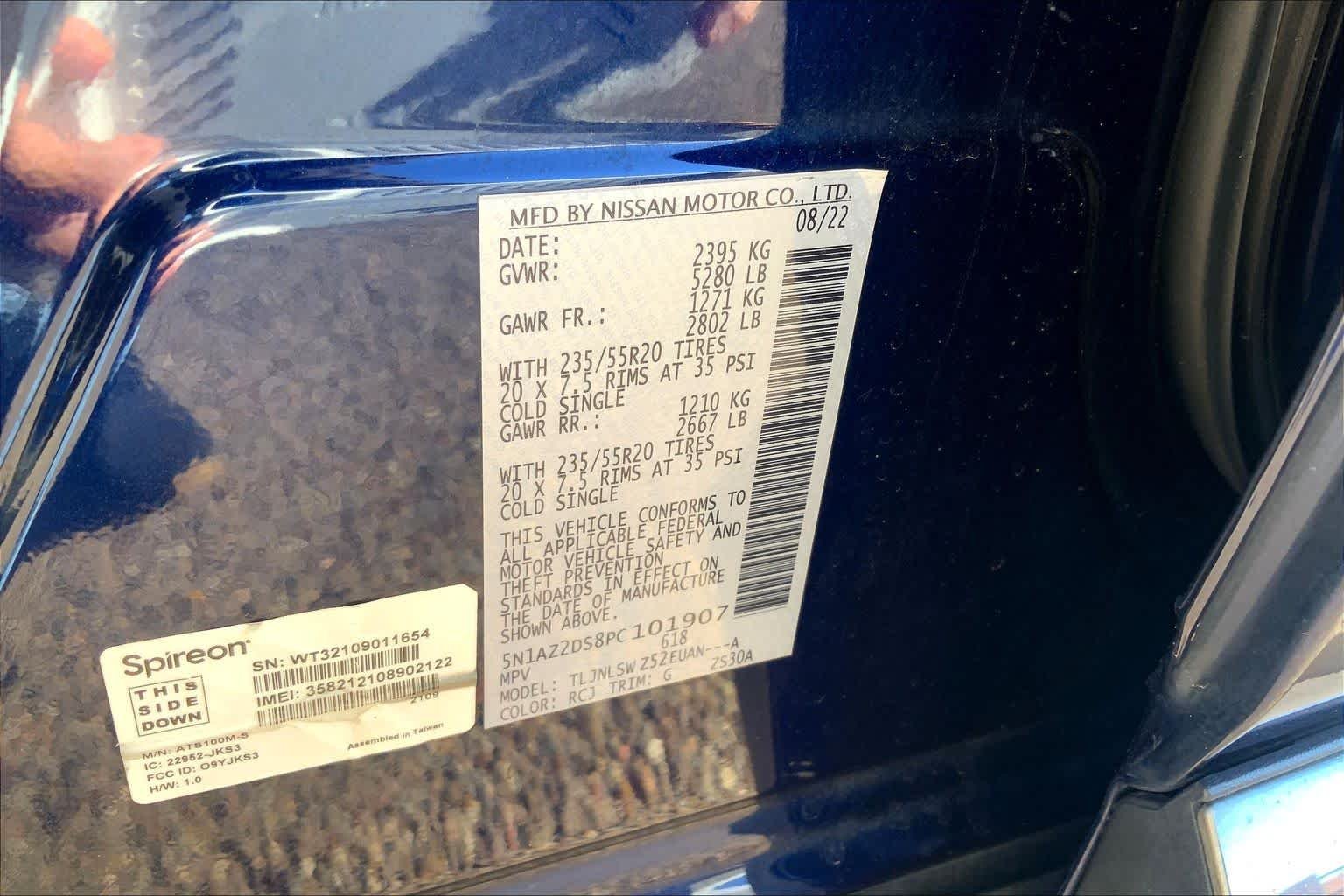 Used 2023 Deep Ocean Blue Pearl Nissan Platinum image 37