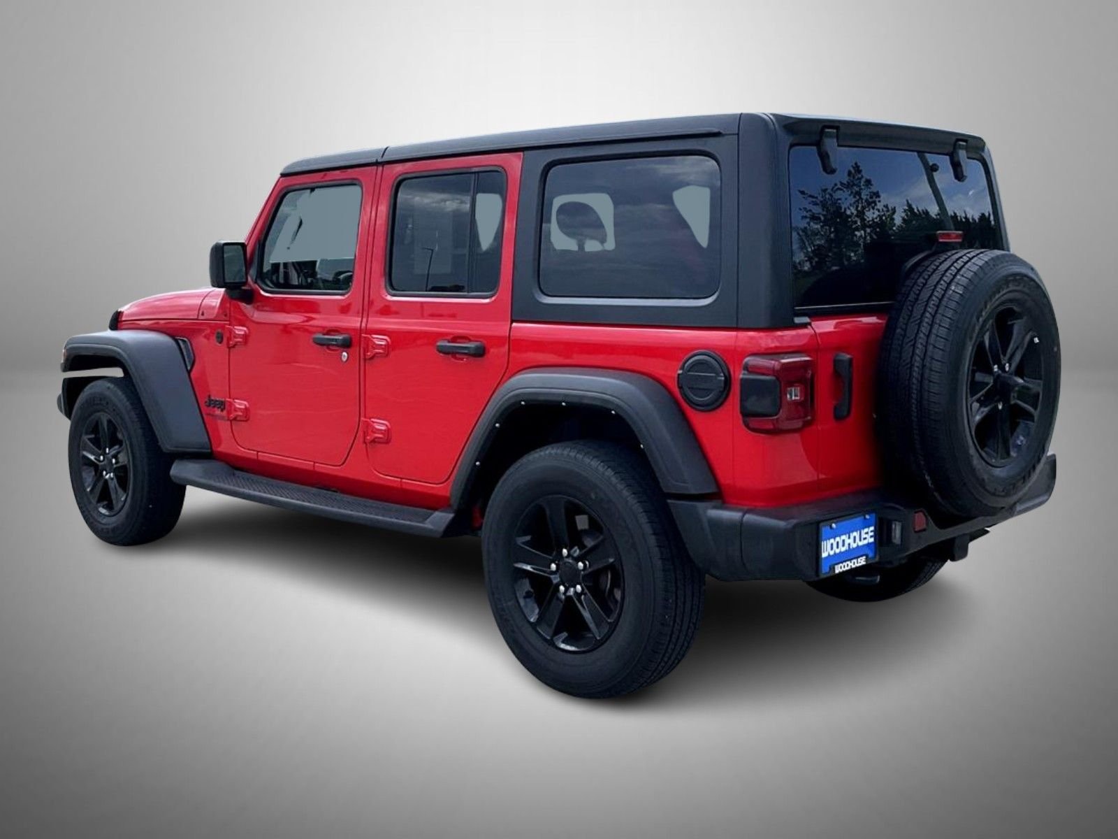 Used 2022 Red Jeep Unlimited Sport Altitude image 7