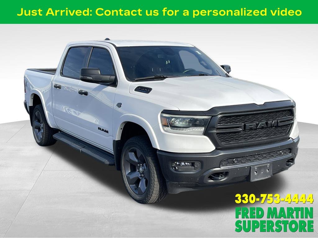 Used 2023 Bright White Clearcoat RAM Big Horn image 1
