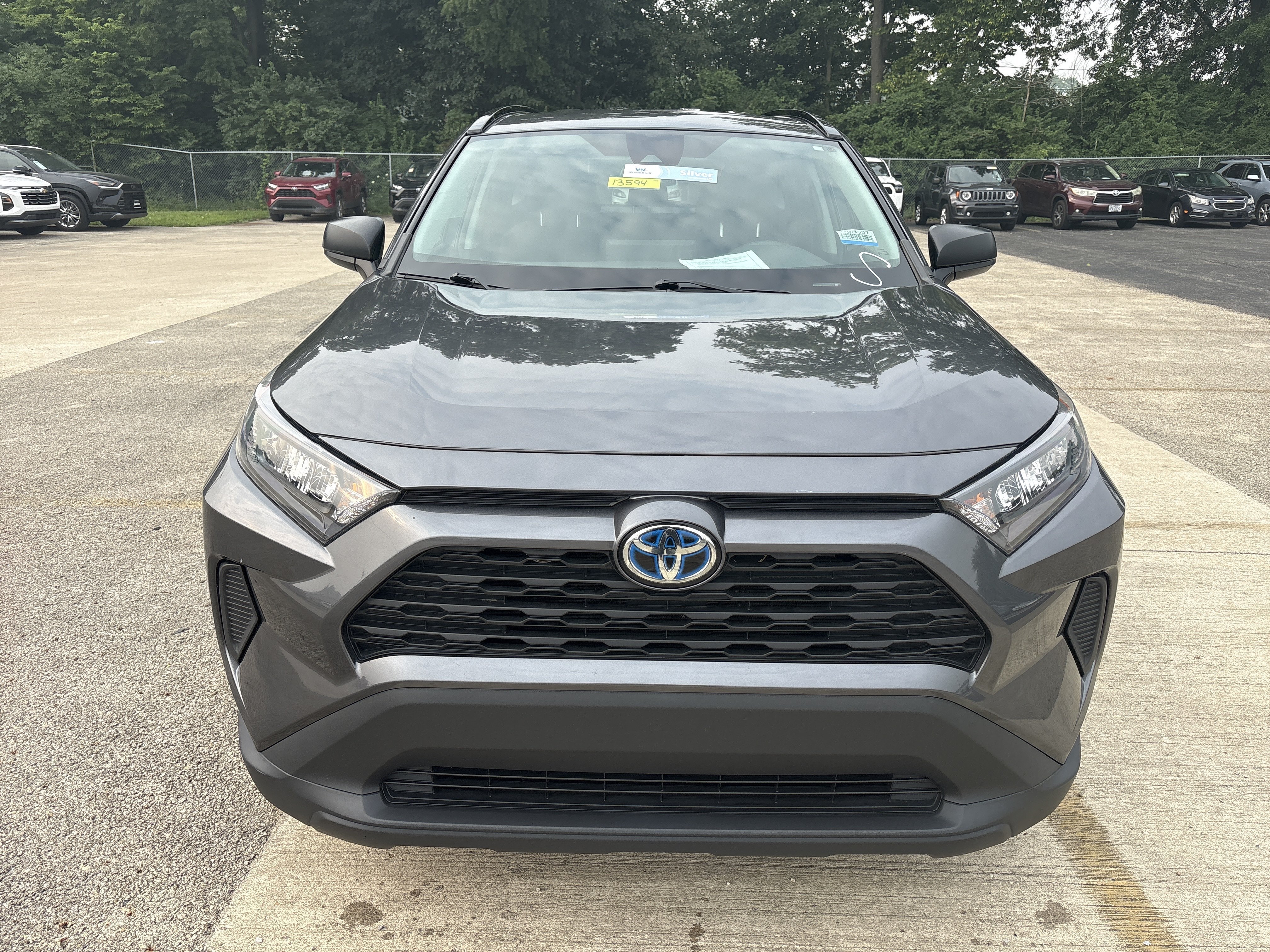 Used 2022 Magnetic Gray Metallic Toyota Hybrid LE image 2