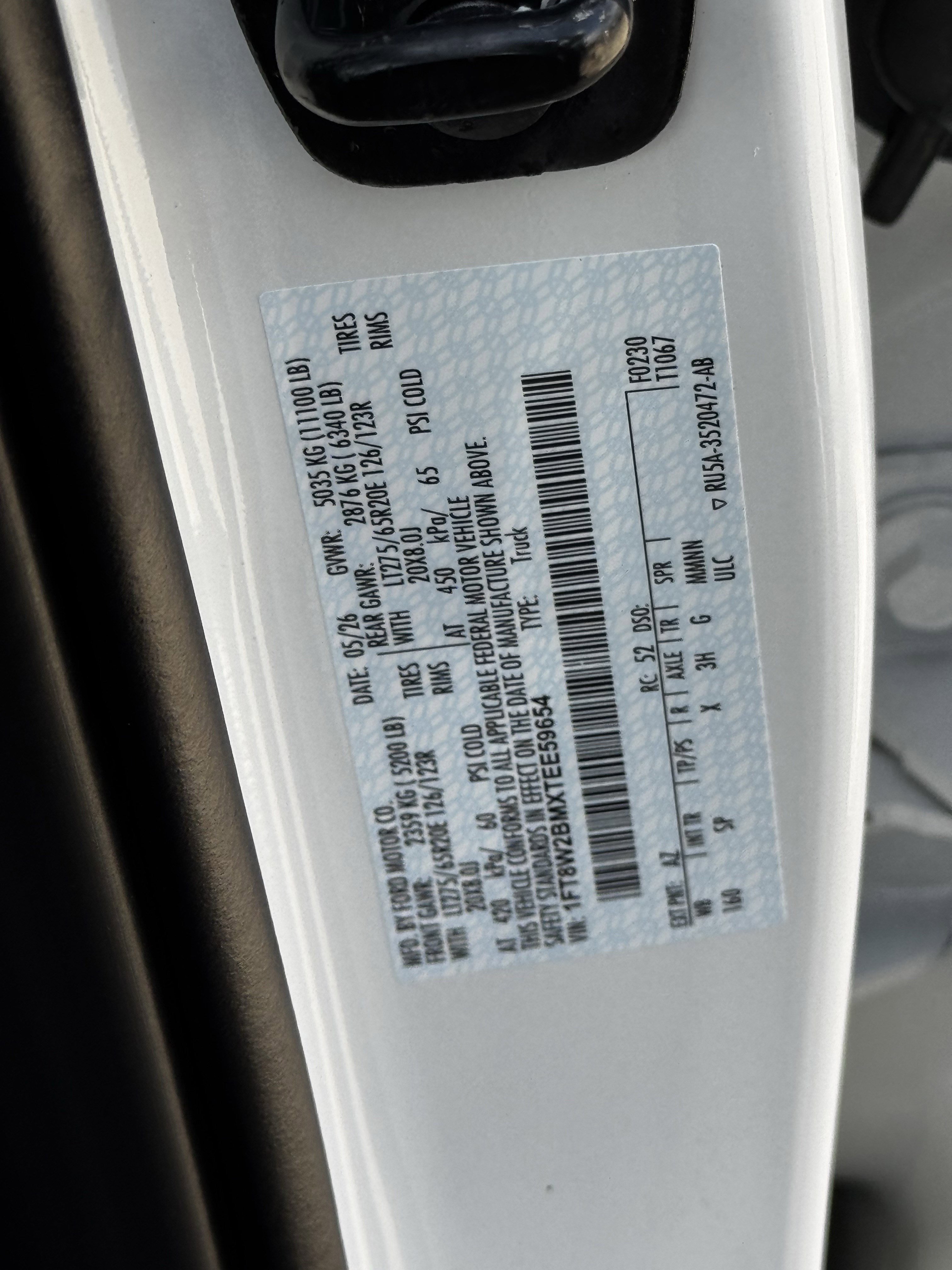 New 2026 Star White Metallic Tri-Coat Ford King Ranch image 22