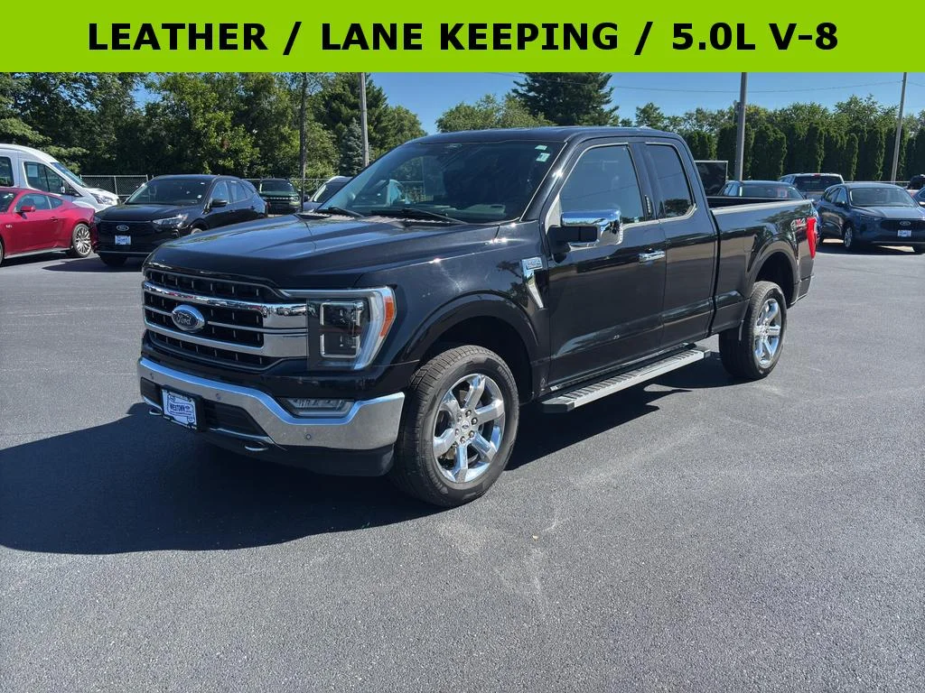 Used 2022 Agate Black Metallic Ford LARIAT image 32