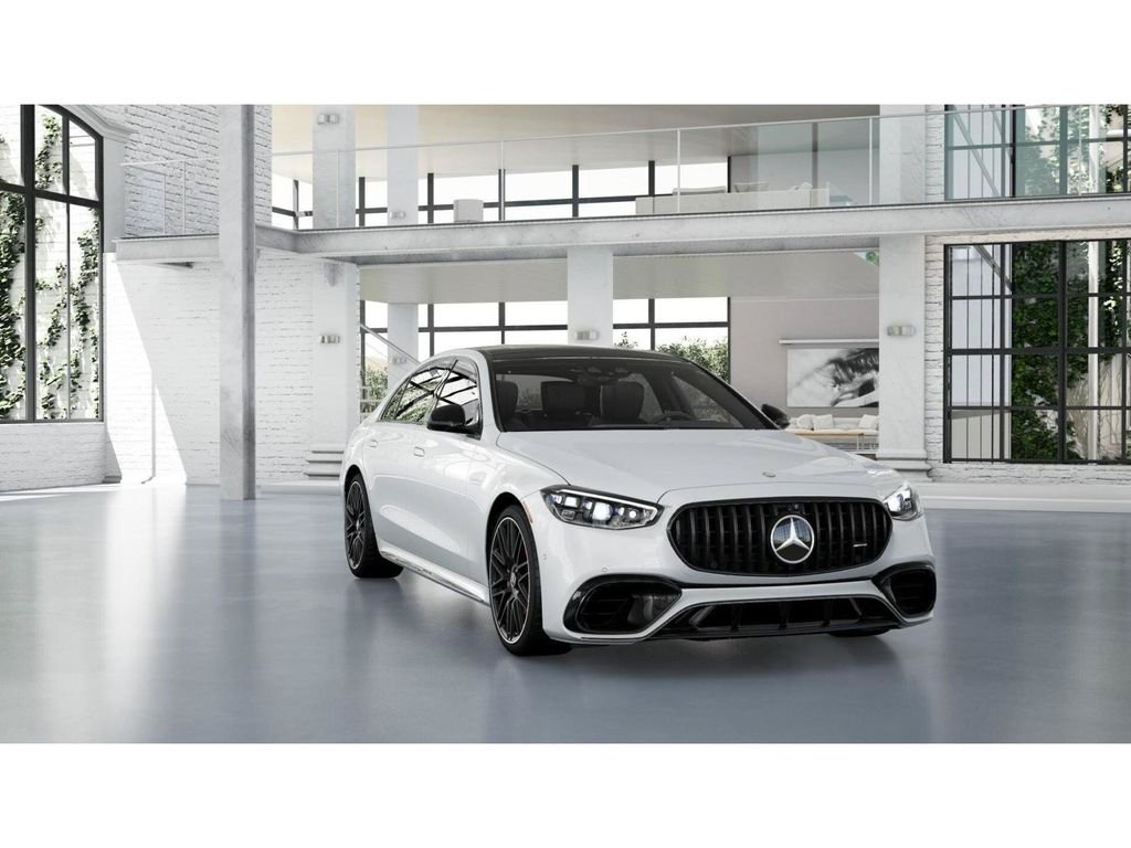 New 2026 MANUFAKTUR Moonlight White Metallic Mercedes-Benz AMG® S 63 E 4MATIC® Sedan image 9