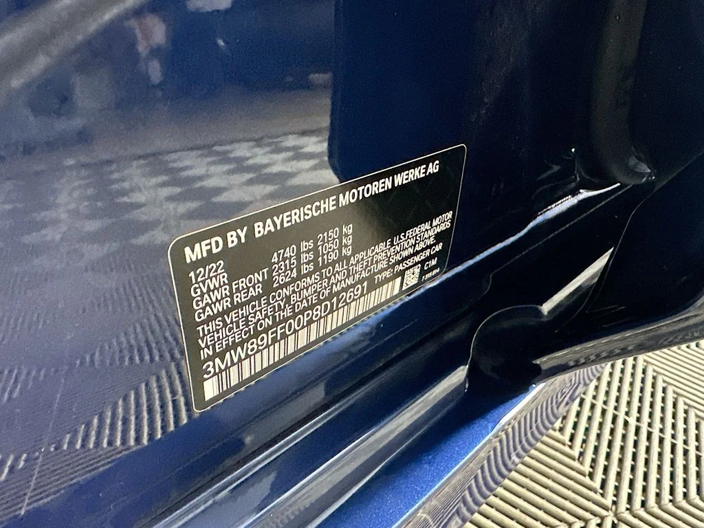 Certified Used 2023 Blue Metallic BMW 330i xDrive image 30