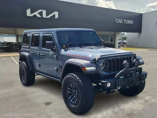 Used 2024 Gray Jeep Rubicon image 1