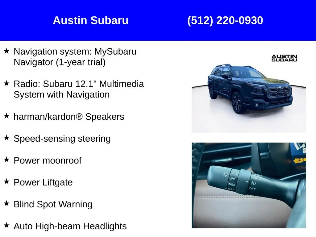 New 2026 Black Subaru Touring XT image 9
