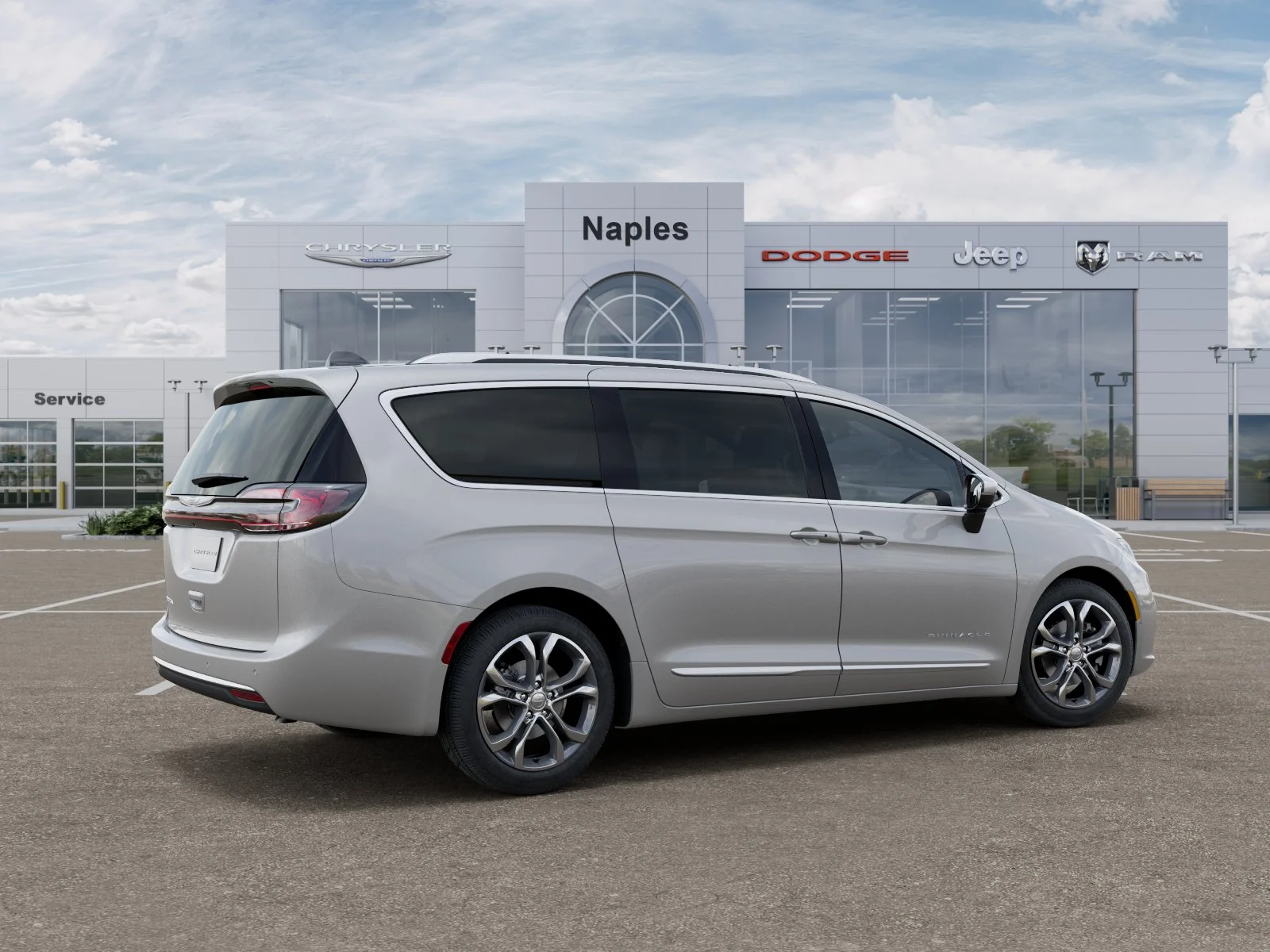 New 2026 Silver Mist Clear-Coat Exterior Paint Chrysler Pinnacle image 30