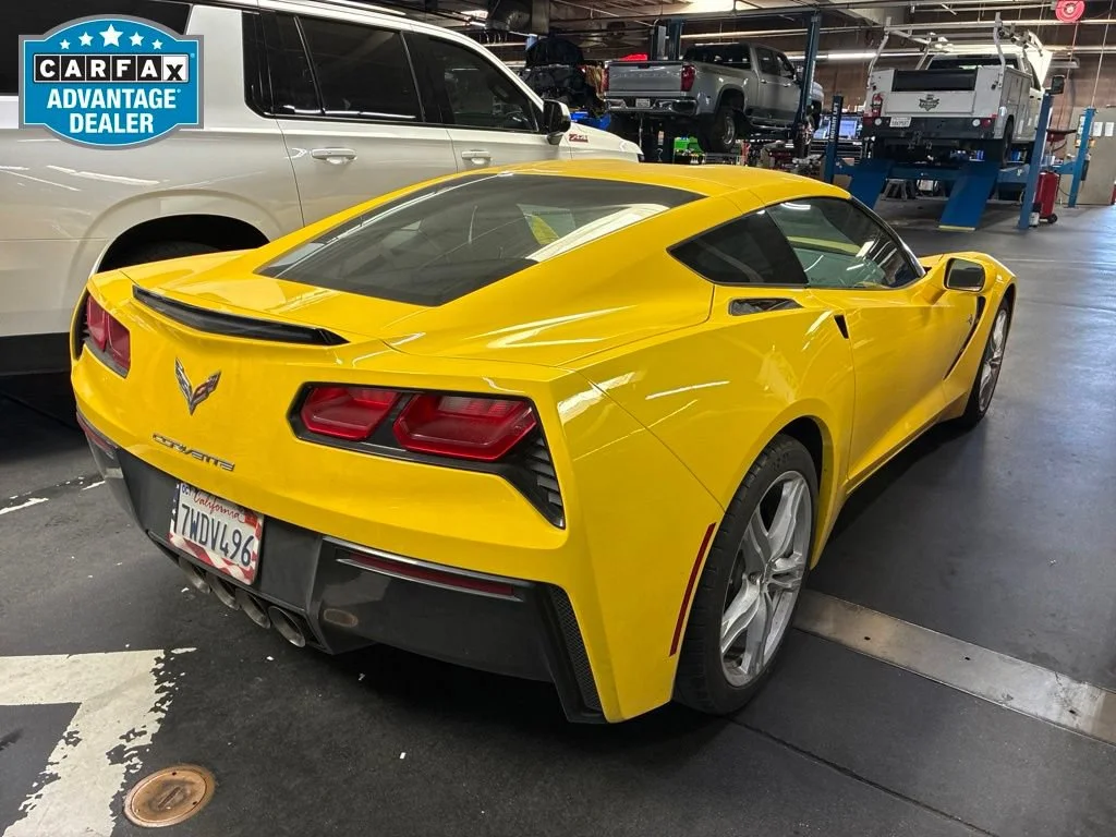 Used 2017 CORVETTE RACING YELLOW TINTCOAT Chevrolet 2LT image 2