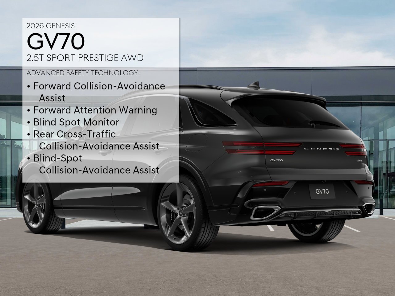 New 2026 Black Genesis 2.5T SPORT PRESTIGE image 7