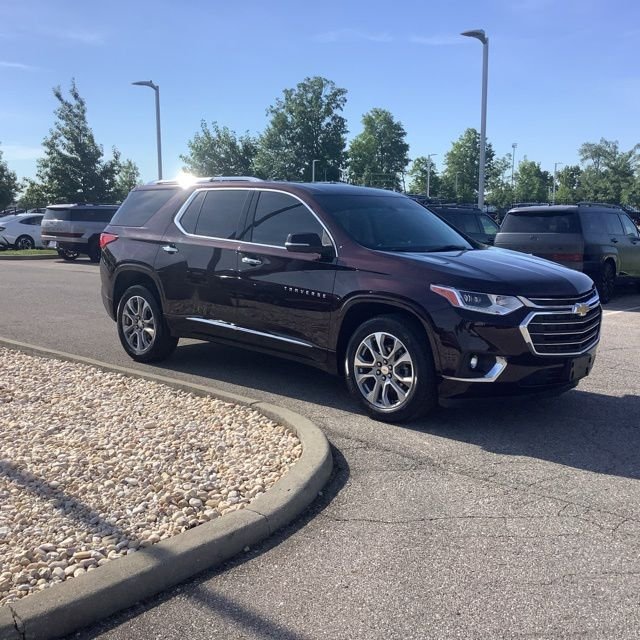 Used 2021 Black Cherry Metallic Chevrolet Premier image 3