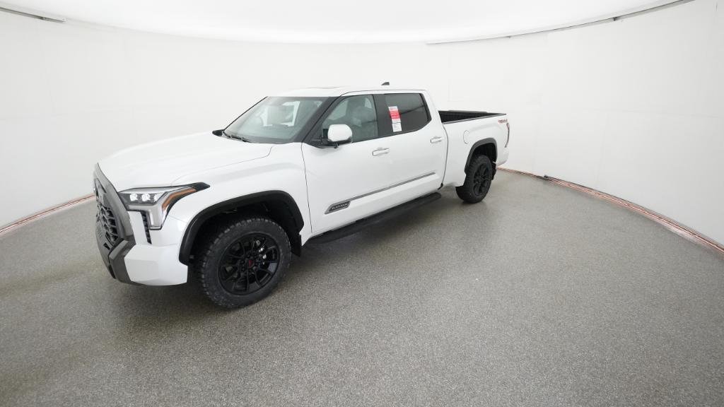 White (Wind Chill Pearl) 2026 Toyota Tundra Platinum CrewMax Cab LB 4WD Pickup Truck Four-Wheel Drive Automatic