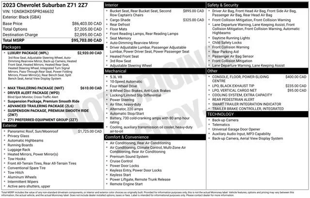 Used 2023 Black Chevrolet Z71 image 1