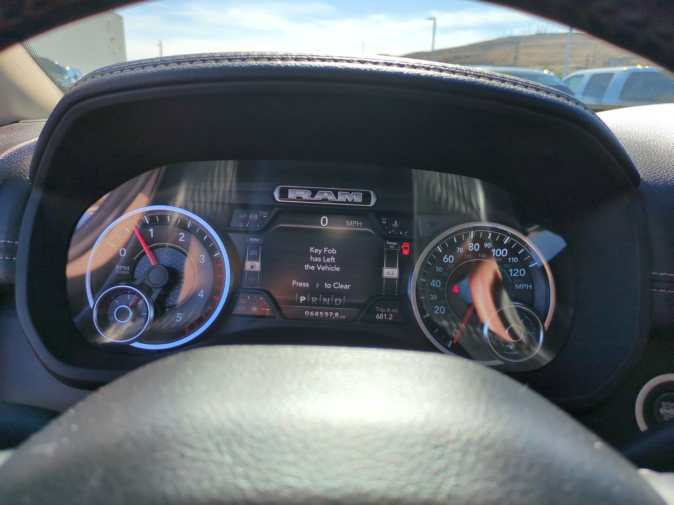 Used 2019 Granite Crystal Clearcoat Metallic Ram Laramie image 20